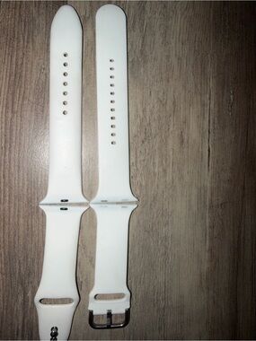 White Silicone Smartwatch Band